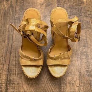 Nine West Tan Strappy Sandals